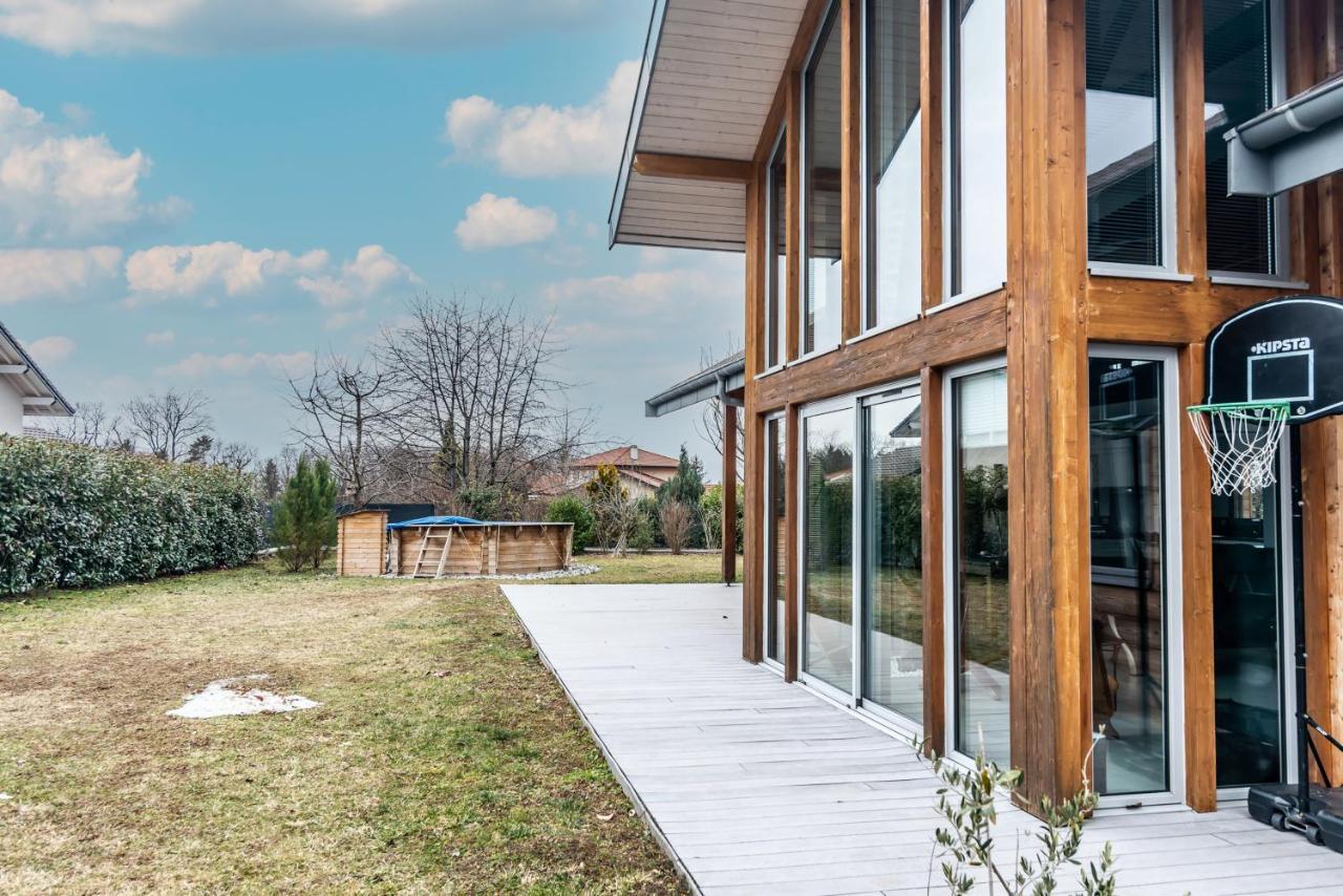 Villa Tout Confort - Piscine - Montagnes - Lac - Parking Armoy Exteriör bild