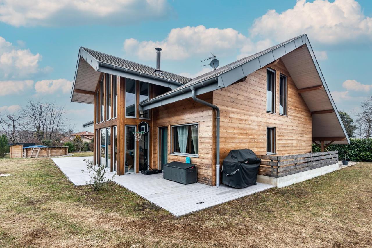 Villa Tout Confort - Piscine - Montagnes - Lac - Parking Armoy Exteriör bild