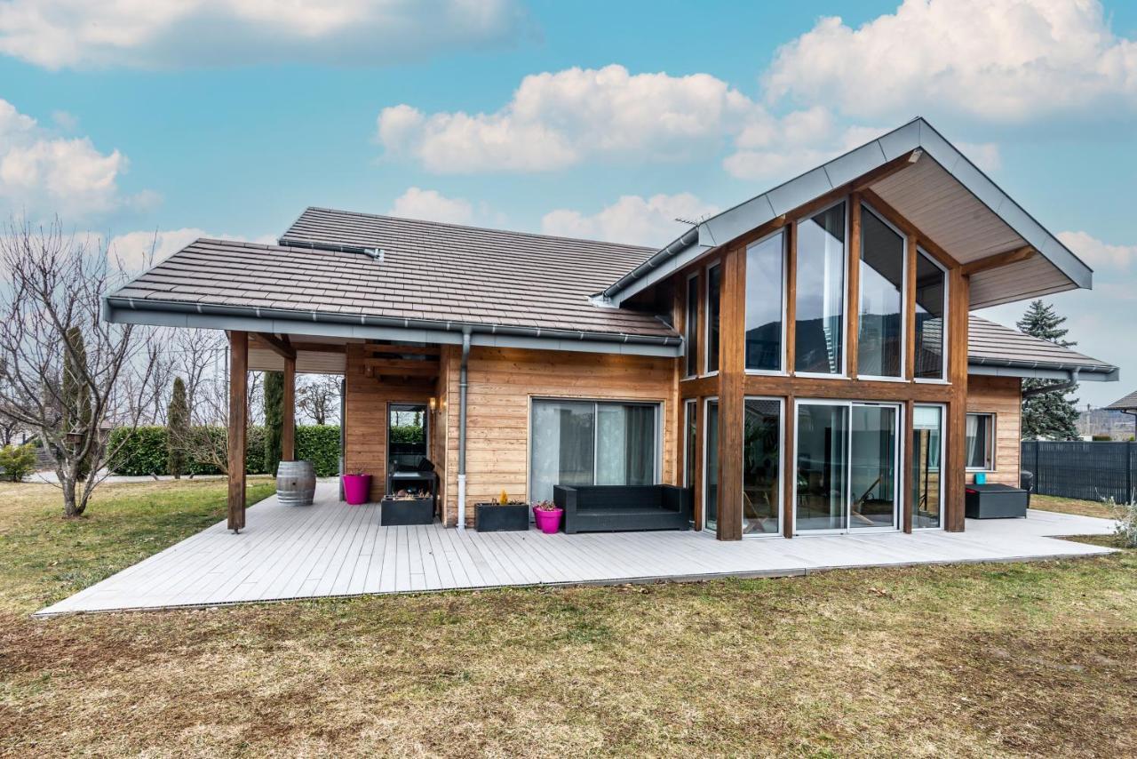 Villa Tout Confort - Piscine - Montagnes - Lac - Parking Armoy Exteriör bild
